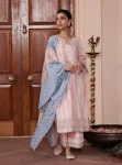 Briti Pima Pink Kurta Set